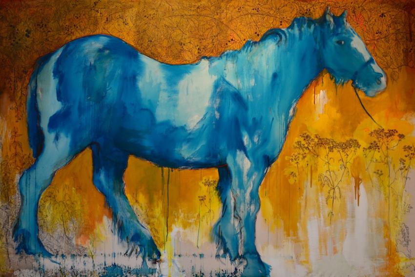 Blue Colt Crylic on Canvas - Foto: Cranogwen (Licença-cc-by-sa-4.0)