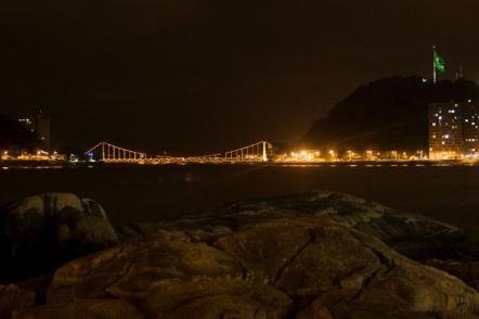 A Ponte Pensil, foi inaugurada em 1914 tendo sido a primeira do gênero a ser construída no Brasil - Foto: Rubens Chiri
