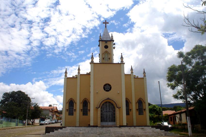Fachada da Igreja Matriz de Santana - Foto: Georgez (LicenÃ§a-cc-by-sa-3.0)