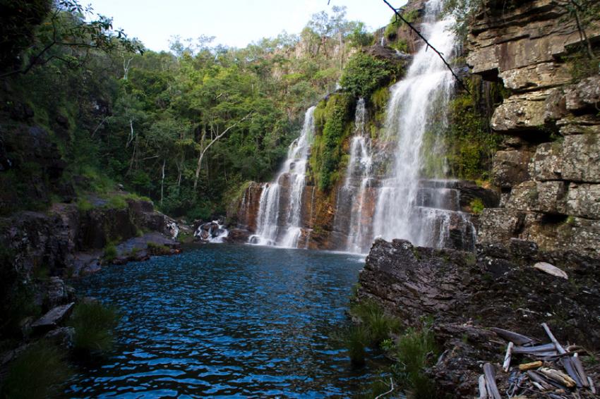 Almocegas Wasserfall - Foto: Silvio Quirino-Goias Turismo