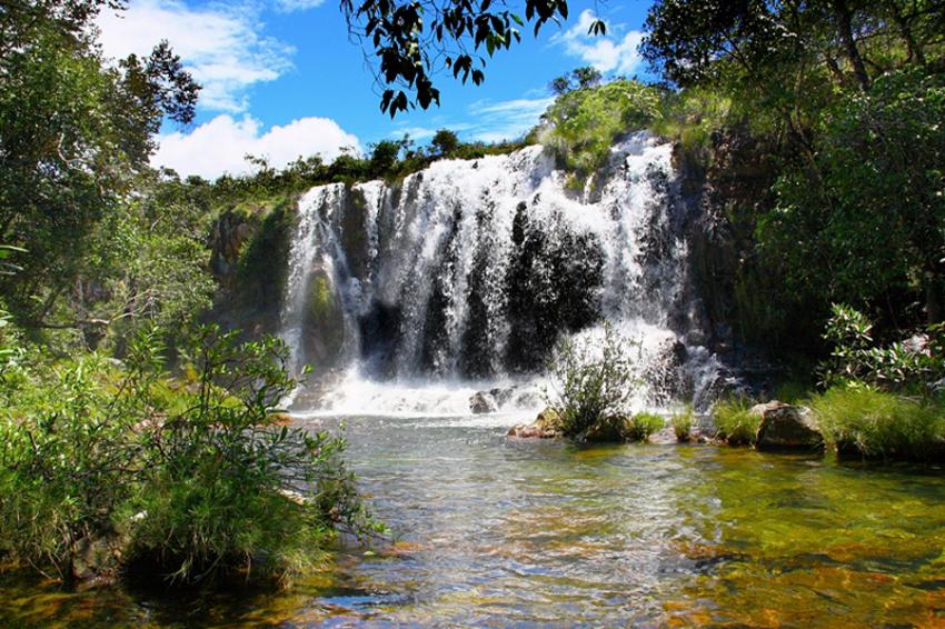 Einer der Cavalcante-Wasserfälle - Foto: Flavio Isaac - Goias Turismo