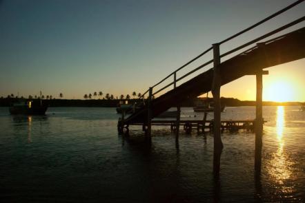 Alcobaça - Por do Sol em Praia da Barra - Foto: João Ramos - Bahiatursa