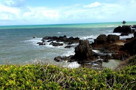 Arrebentação dos Rochedos da Praia de Tambaba - Foto: Victoria Vilela (Licença-cc-by-sa-4.0)