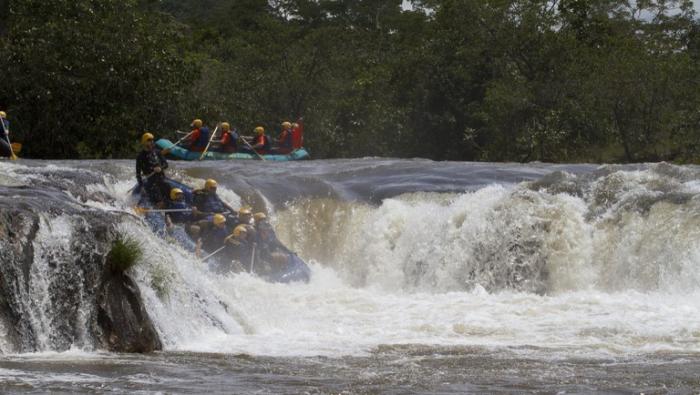 Rafting no rio Tenente Amaral em Jaciara-MT- Credito- Flavio Andre-MTur