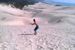 Sand Board nas Dunas de Siriu - Garopaba-SC - Foto: Maiane Martinez