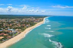 Luftaufnahme von Gunga Beach - Foto: André Palmeira