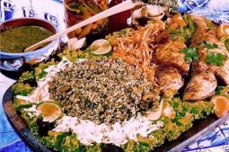Arroz de Cuxá com acompanhamentos - Foto: Divulgação