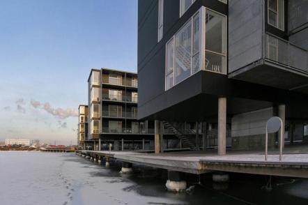 Casas modernas na marina de Copenhague - Foto: Seier Seier (Licença-cc-by-sa-2.0)
