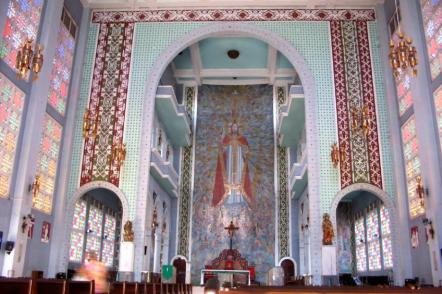 Interior da Catedral Metropolitana de Cuiabá - Foto: Mateus Hidalgo (Licença-cc-by-sa-2.5)