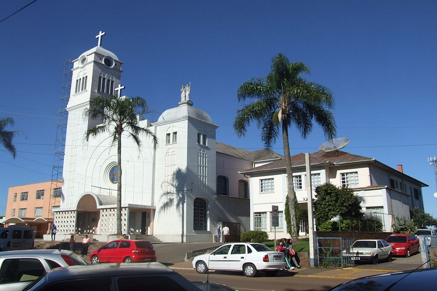 Igreja Matriz de Campos Novos - Foto: Deyvid Setti e Eloy Olindo Setti