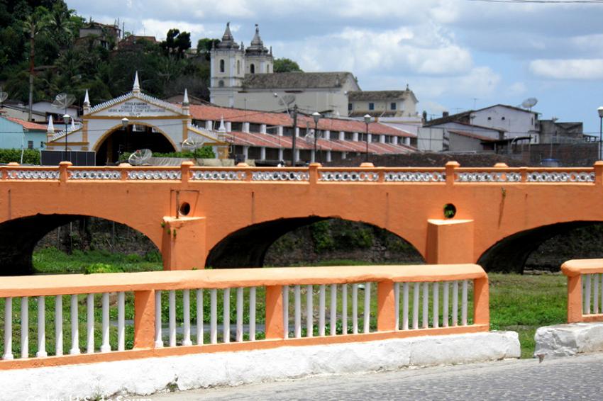 Primeira ponte construÃ­da pelos escravoss - Foto: CauÃª Souza