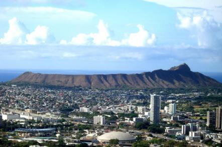 Cone vulcanico Diamond Head ao fundo - Foto: Mar1865