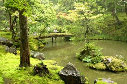 Lagoa Saihoji Kokedera - Foto: Ivanoff commonswiki(Licenca-cc-by-sa-3-0)