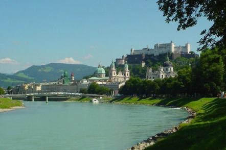 Rio de Salzburgo - Foto: Einhard Kraasch (Licença-cc-by-sa-3.0)