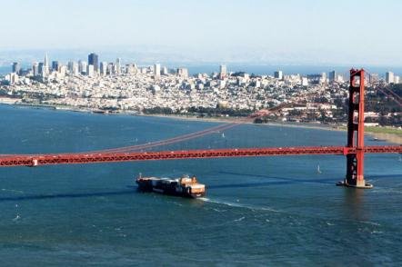 Vista aérea da ponte Golden Gate - Foto: Bernard Gagnon