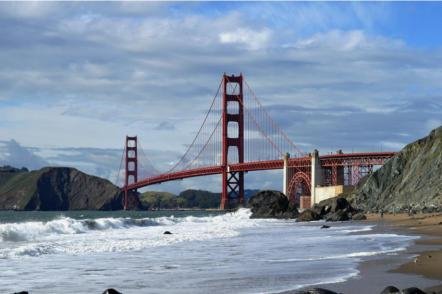 Vista panoramica da ponte Golden Gate - Foto: Blake Everett - Dominio publico
