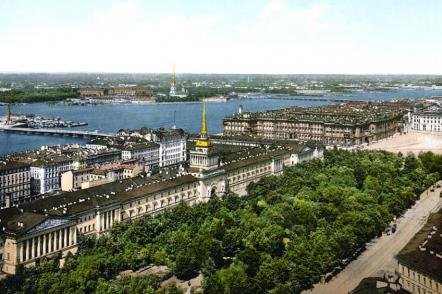 Vista do almirantado de São Petersburgo (Licença: Dominio publico)