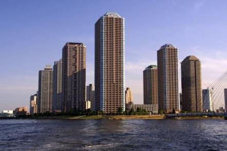 River city 21 em Chuo-ku - Foto: 663highland (Licenca-cc-by-sa-3-0) River city 21 em Chuo-ku - Foto: 663highland (Licenca-cc-by-sa-3-0)