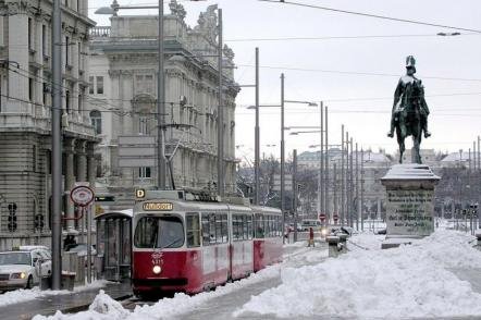 Neve durante o inverno em Viena - Foto: Herbert Ortner (Licenca-cc-by-sa-3.0)