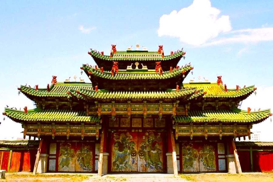 Mongólia - Ulan Bator - Portão do Palácio de Inverno